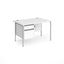 Contract 25 - H-Frame Desk with Fixed Drawer Pedestal