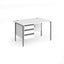 Contract 25 - H-Frame Desk with Fixed Drawer Pedestal