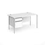 Contract 25 - H-Frame Desk with Fixed Drawer Pedestal