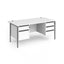 Contract 25 - H-Frame Desk with Fixed Drawer Pedestal