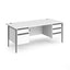 Contract 25 - H-Frame Desk with Fixed Drawer Pedestal