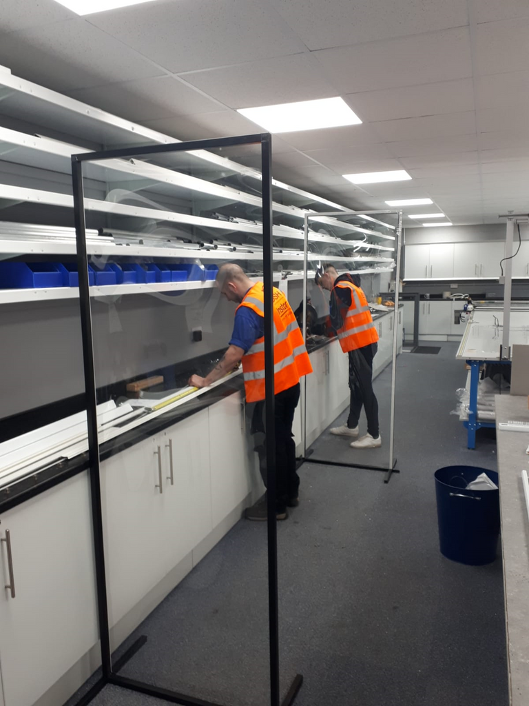 Protective Freestanding Panel Screen