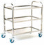 Stainless Steel, Shelf Trolley Grade 201 Stainless Steel