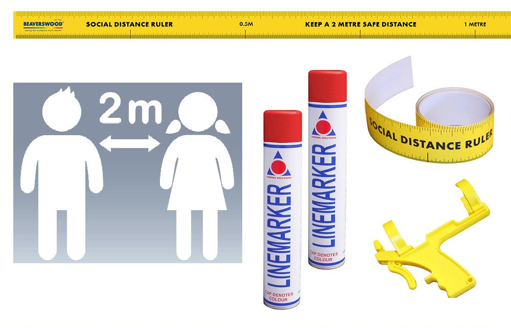 School Social Distance Stencil Kits