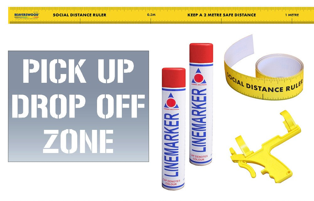 School Social Distance Stencil Kits