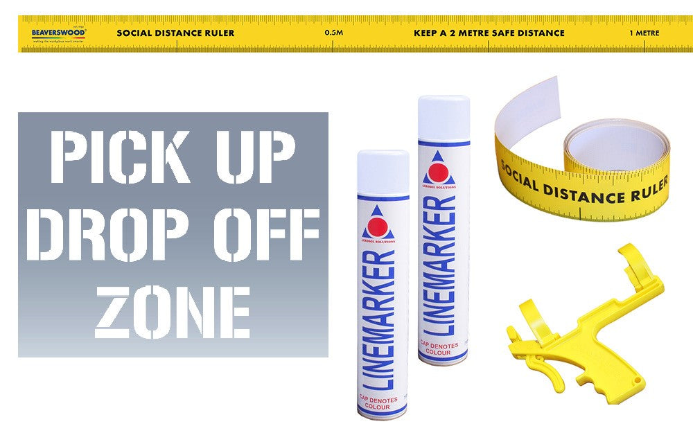 School Social Distance Stencil Kits