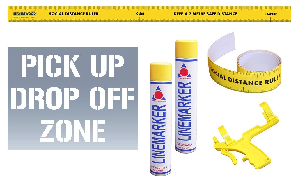 School Social Distance Stencil Kits