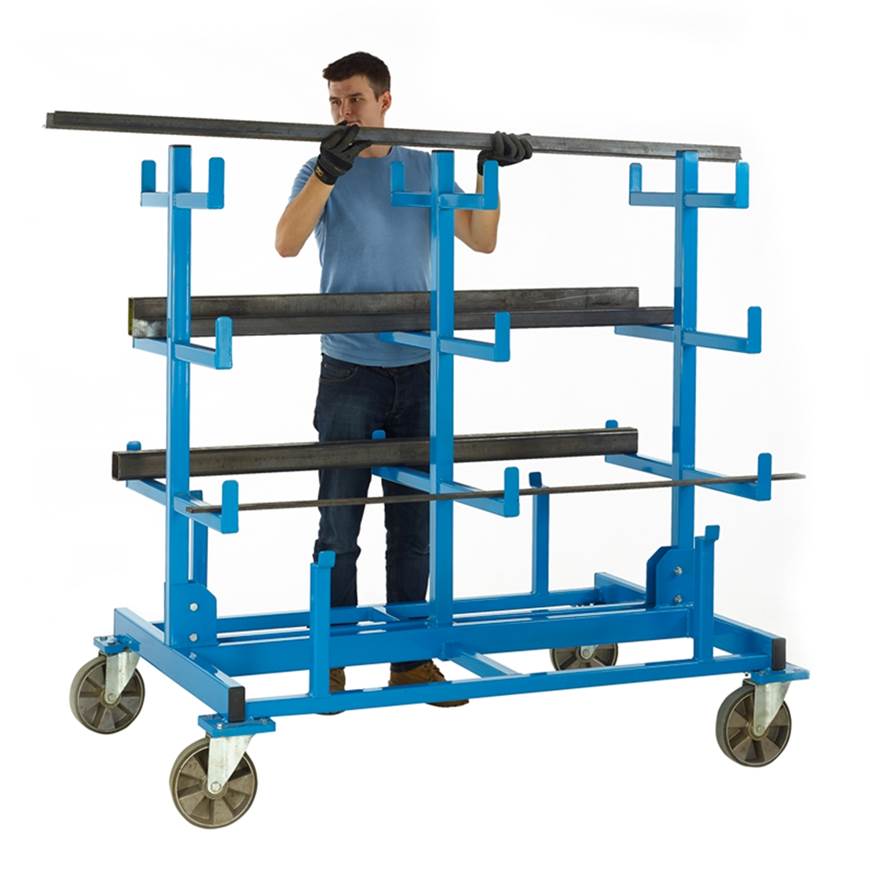 Heavy Duty Mobile Bar Storage Racks – worxmart