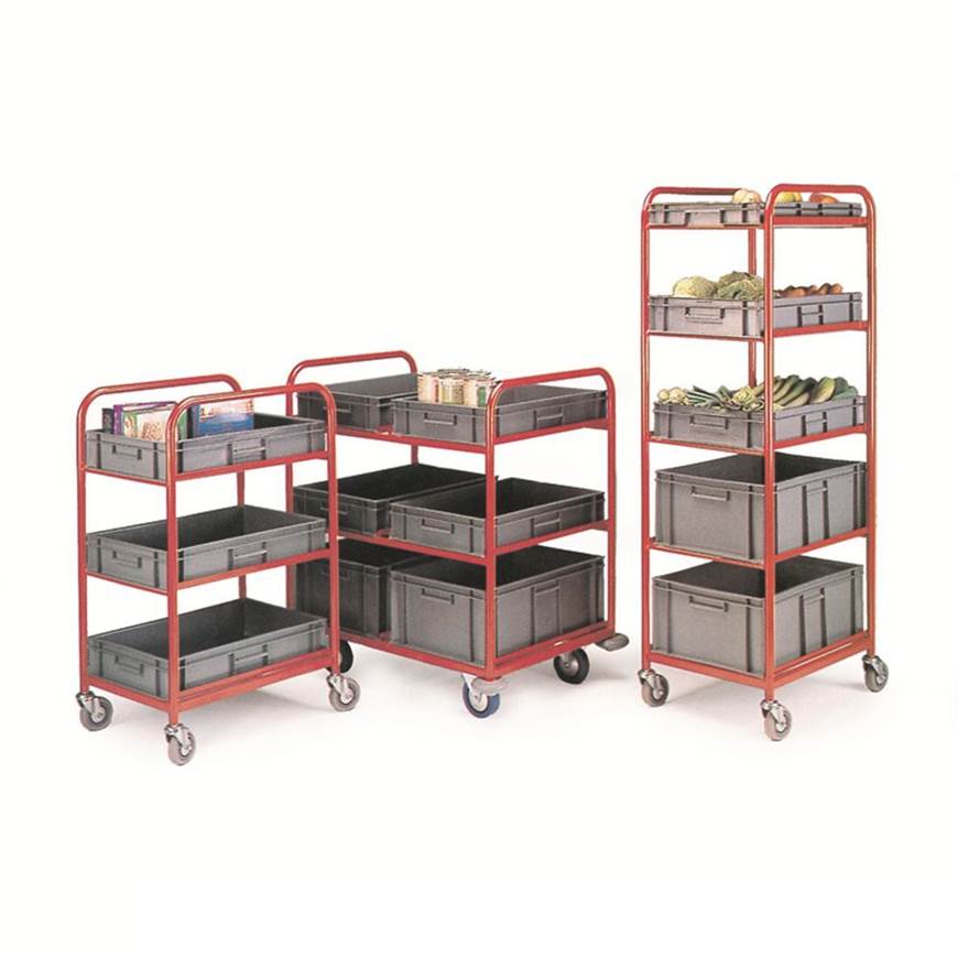 Heavy Container Trolley Container Trolley, complete with 6 containers – worxmart