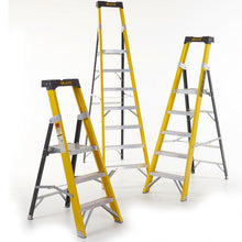 Climb-It Glass Fibre Platform Stepladders