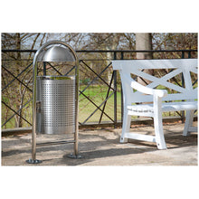 TRAFFIC-LINE, Stainless Steel Litter Bin, Surface Fixing