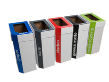 Cardboard Recycling Bins - Set of 5