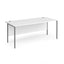 Contract 25 - H-Frame Straight Desk