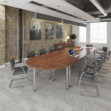 Semi-Circular Radial Leg Table