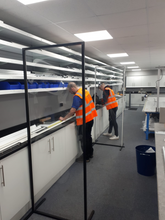 Protective Freestanding Panel Screen