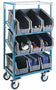 Stock Trolley with Bins