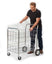 Chrome Plated Wire Tray Trolley - Removable Centre