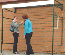 Wall Mounted Smoking Shelter Side Panel