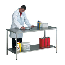 Stainless Steel Preparation Workbenches - Shelf